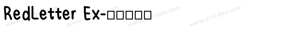 RedLetter Ex字体转换